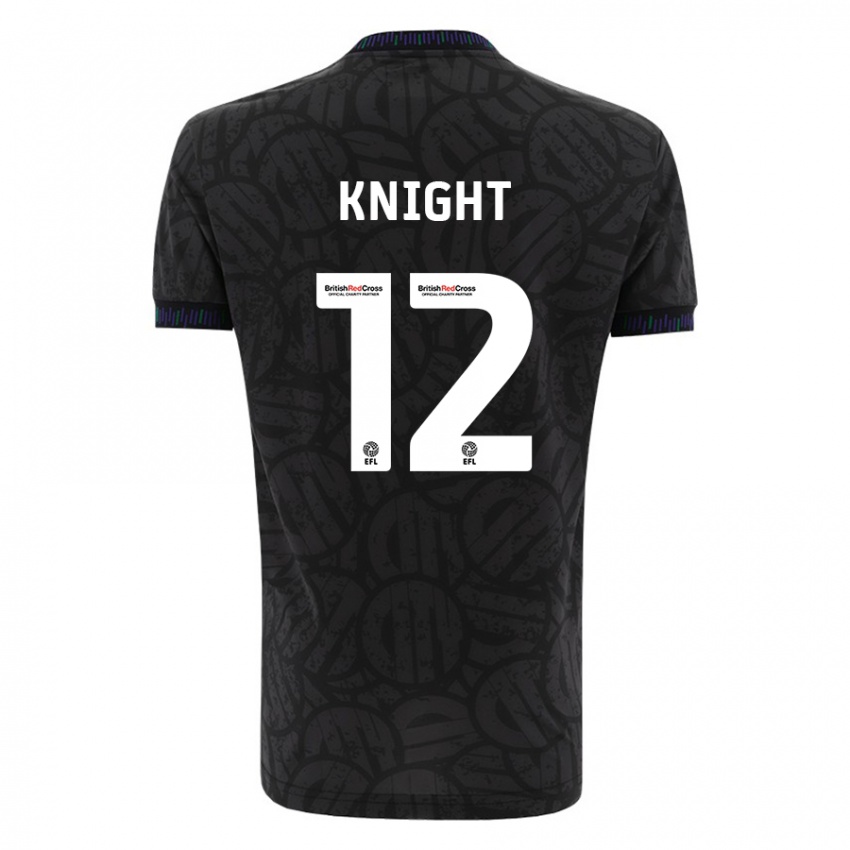 Kinder Jason Knight #12 Schwarz Auswärtstrikot Trikot 2023/24 T-Shirt Schweiz