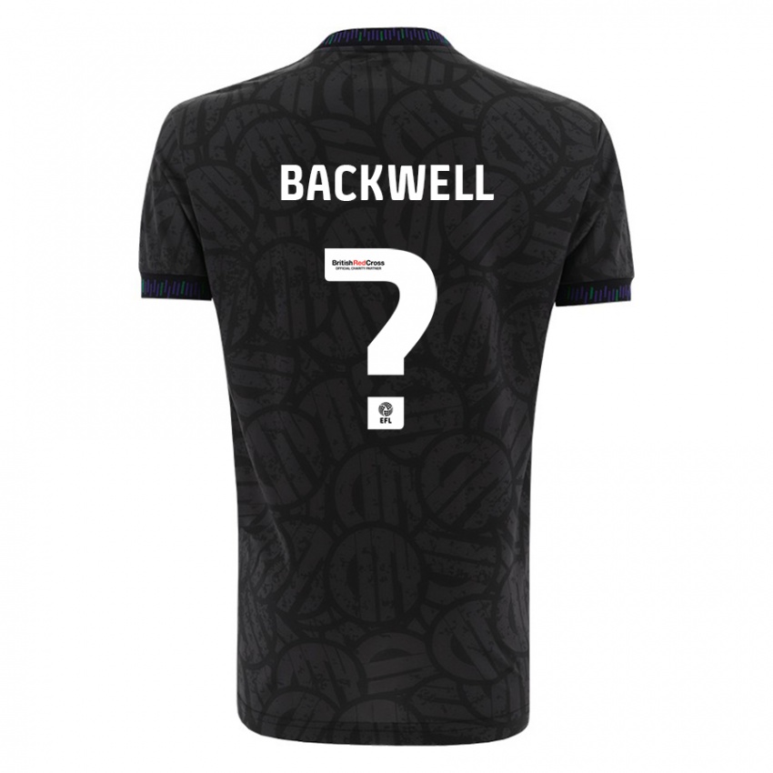 Kinder Tommy Backwell #0 Schwarz Auswärtstrikot Trikot 2023/24 T-Shirt Schweiz