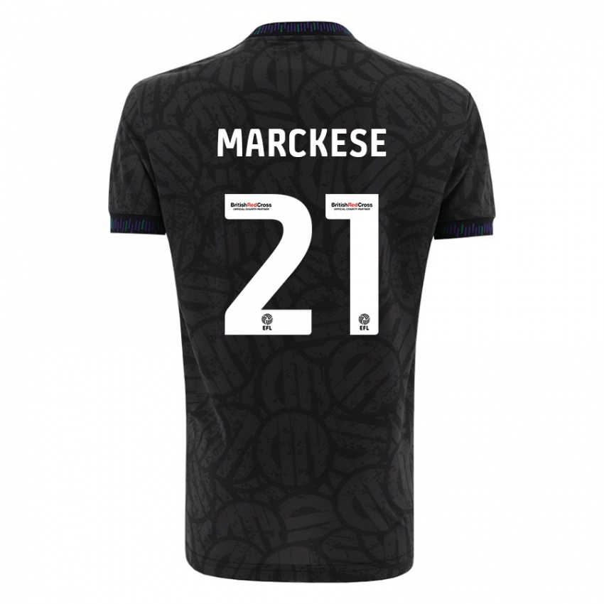 Kinder Kaylan Marckese #21 Schwarz Auswärtstrikot Trikot 2023/24 T-Shirt Schweiz