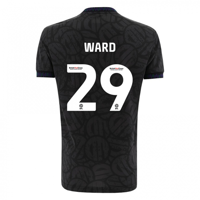 Kinder Mari Ward #29 Schwarz Auswärtstrikot Trikot 2023/24 T-Shirt Schweiz