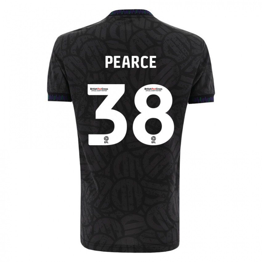 Kinder Manon Pearce #38 Schwarz Auswärtstrikot Trikot 2023/24 T-Shirt Schweiz