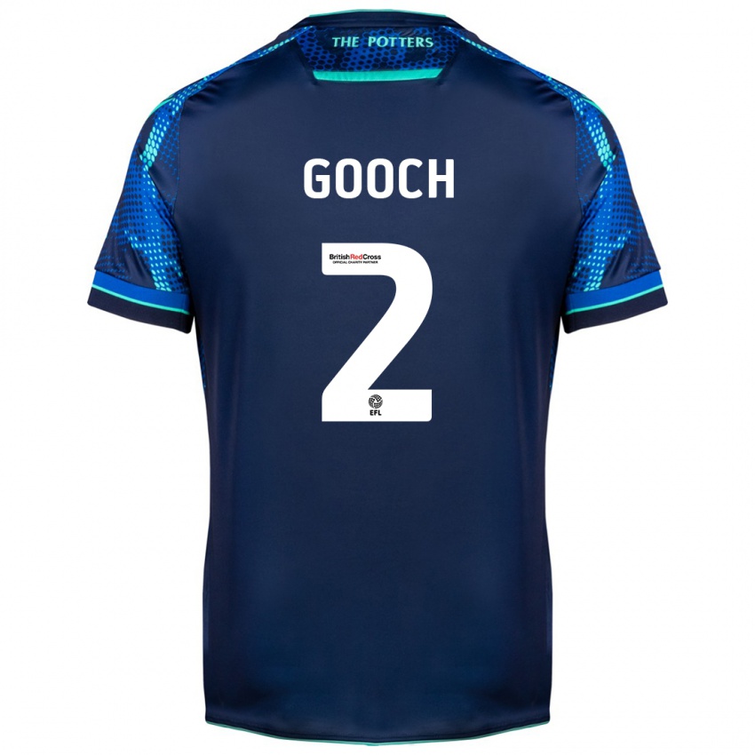 Kinder Lynden Gooch #2 Marine Auswärtstrikot Trikot 2023/24 T-Shirt Schweiz