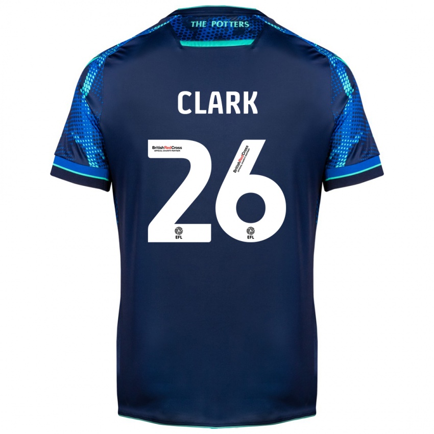 Kinder Ciaran Clark #26 Marine Auswärtstrikot Trikot 2023/24 T-Shirt Schweiz