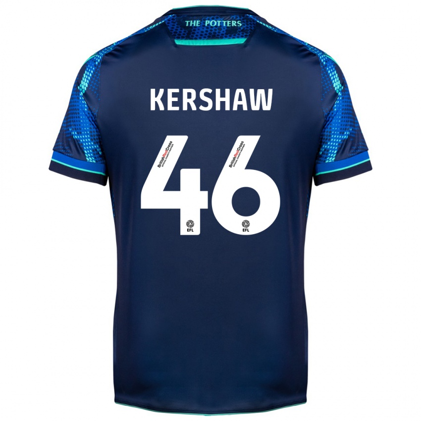 Kinder Ben Kershaw #46 Marine Auswärtstrikot Trikot 2023/24 T-Shirt Schweiz