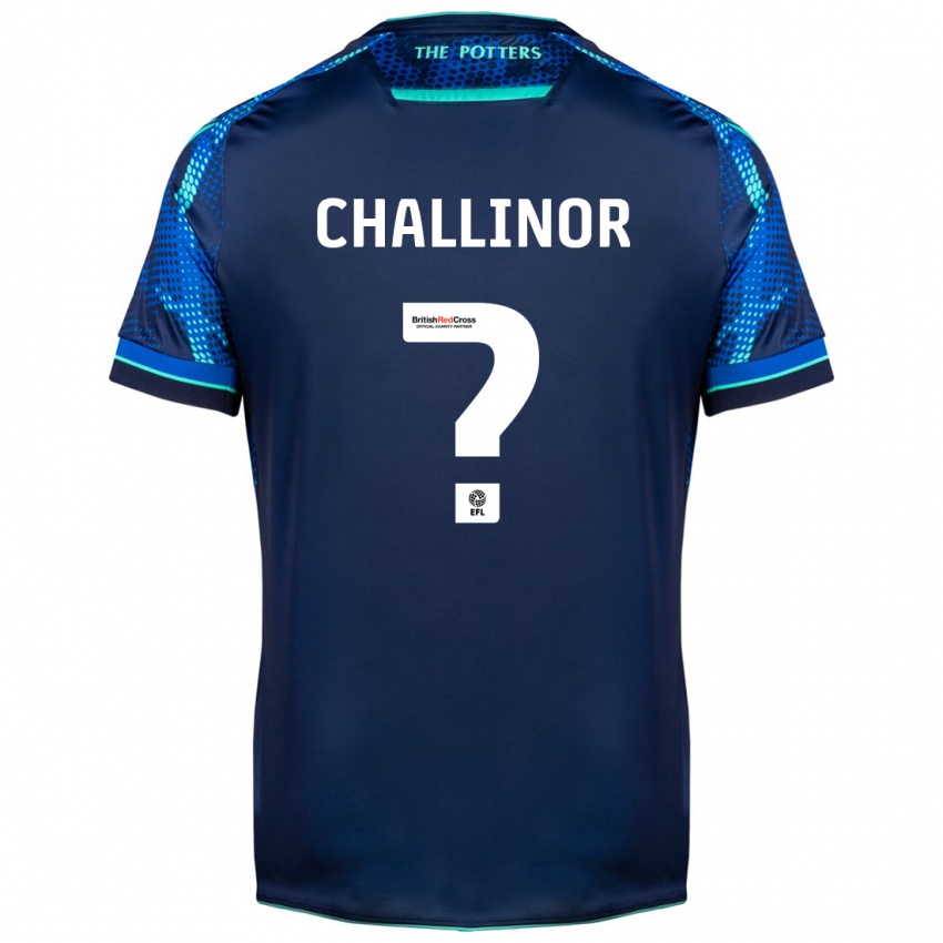 Kinder Oliver Challinor #0 Marine Auswärtstrikot Trikot 2023/24 T-Shirt Schweiz