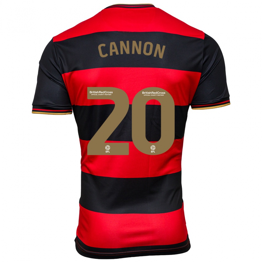 Kinder Reggie Cannon #20 Schwarz Rot Auswärtstrikot Trikot 2023/24 T-Shirt Schweiz