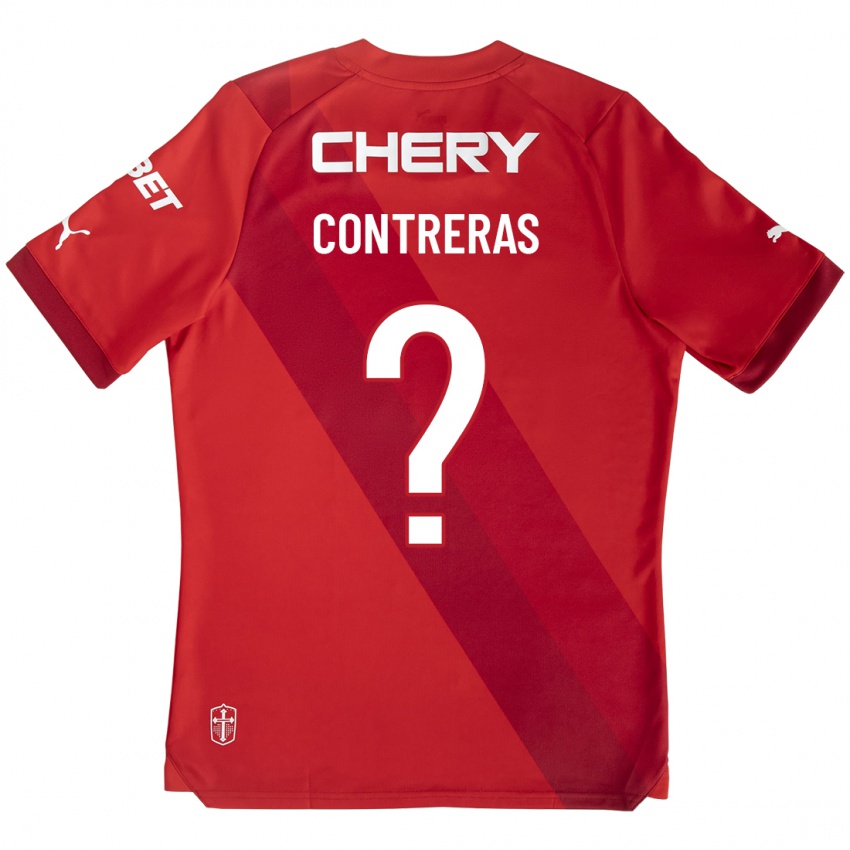 Kinder Mathías Contreras #0 Rot Auswärtstrikot Trikot 2023/24 T-Shirt Schweiz