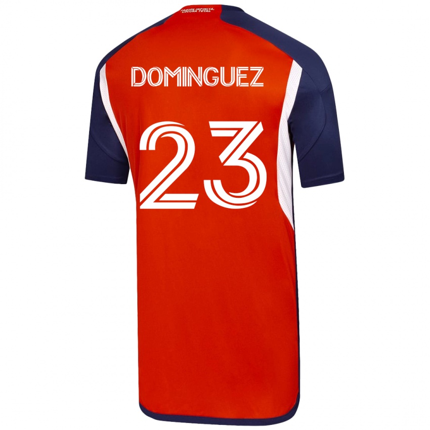 Kinder Nery Domínguez #23 Weiß Auswärtstrikot Trikot 2023/24 T-Shirt Schweiz