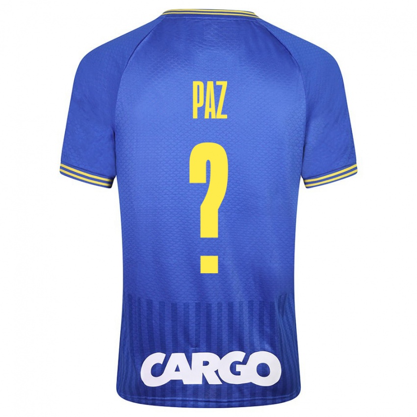 Kinder Jonathan Paz #0 Blau Auswärtstrikot Trikot 2023/24 T-Shirt Schweiz