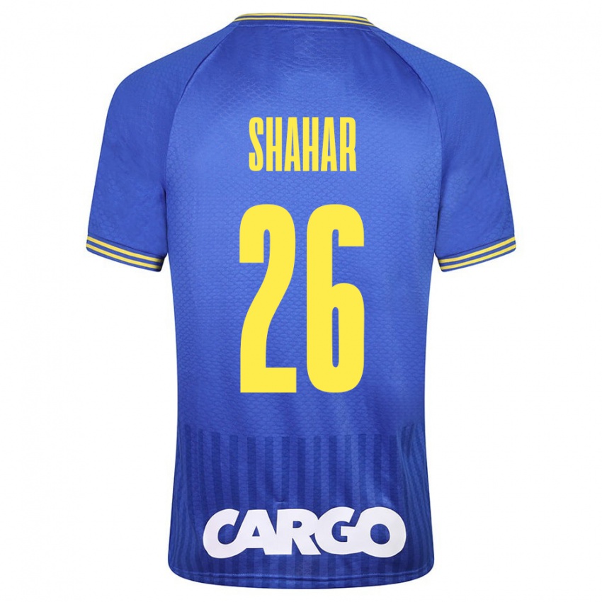 Kinder Ido Shahar #26 Blau Auswärtstrikot Trikot 2023/24 T-Shirt Schweiz