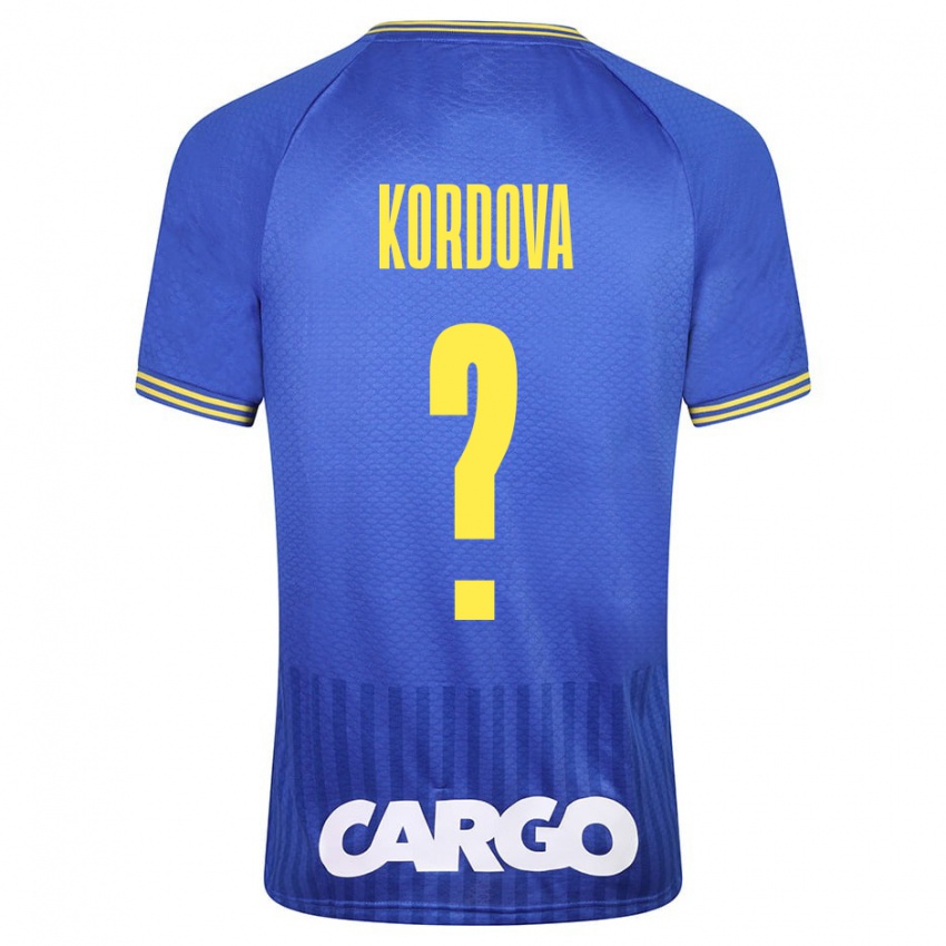 Kinder Adir Kordova #0 Blau Auswärtstrikot Trikot 2023/24 T-Shirt Schweiz