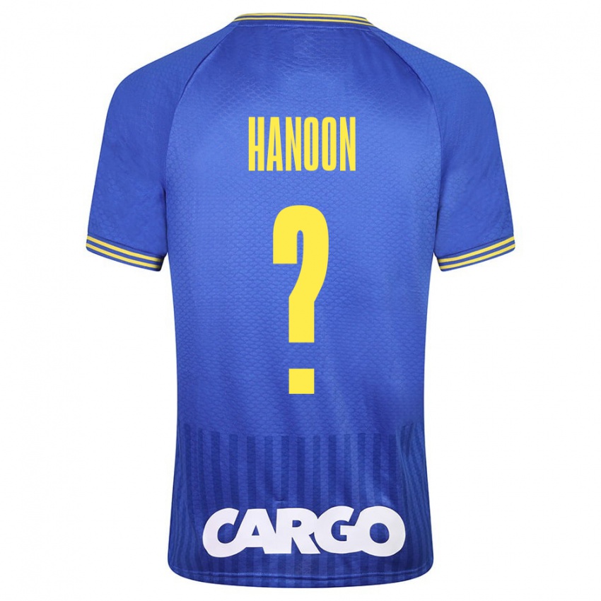 Kinder Agam Hanoon #0 Blau Auswärtstrikot Trikot 2023/24 T-Shirt Schweiz