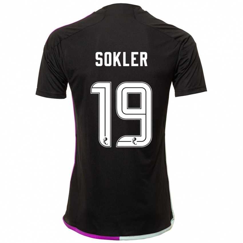 Kinder Ester Sokler #19 Schwarz Auswärtstrikot Trikot 2023/24 T-Shirt Schweiz