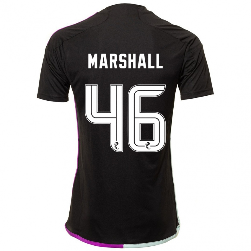 Kinder Findlay Marshall #46 Schwarz Auswärtstrikot Trikot 2023/24 T-Shirt Schweiz