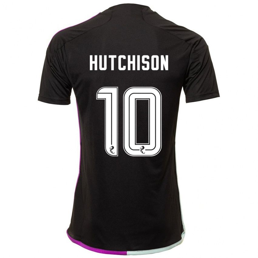 Kinder Bayley Hutchison #10 Schwarz Auswärtstrikot Trikot 2023/24 T-Shirt Schweiz