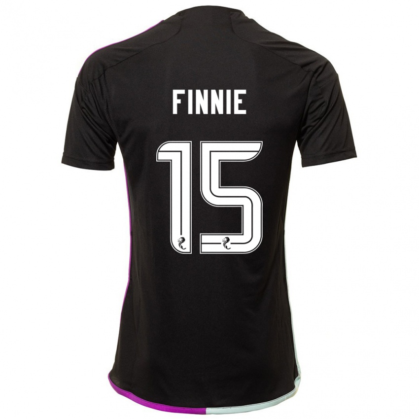 Kinder Maddison Finnie #15 Schwarz Auswärtstrikot Trikot 2023/24 T-Shirt Schweiz