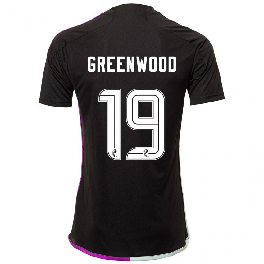 Kinder Brodie Greenwood #19 Schwarz Auswärtstrikot Trikot 2023/24 T-Shirt Schweiz