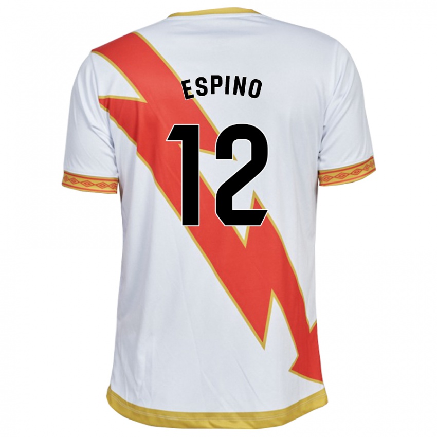 Herren Alfonso Espino #12 Weiß Heimtrikot Trikot 2023/24 T-Shirt Schweiz