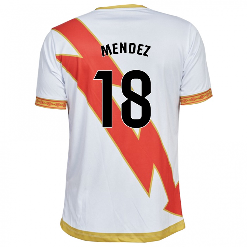 Herren Diego Méndez #18 Weiß Heimtrikot Trikot 2023/24 T-Shirt Schweiz