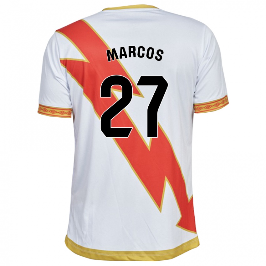 Herren Álvaro Marcos #27 Weiß Heimtrikot Trikot 2023/24 T-Shirt Schweiz