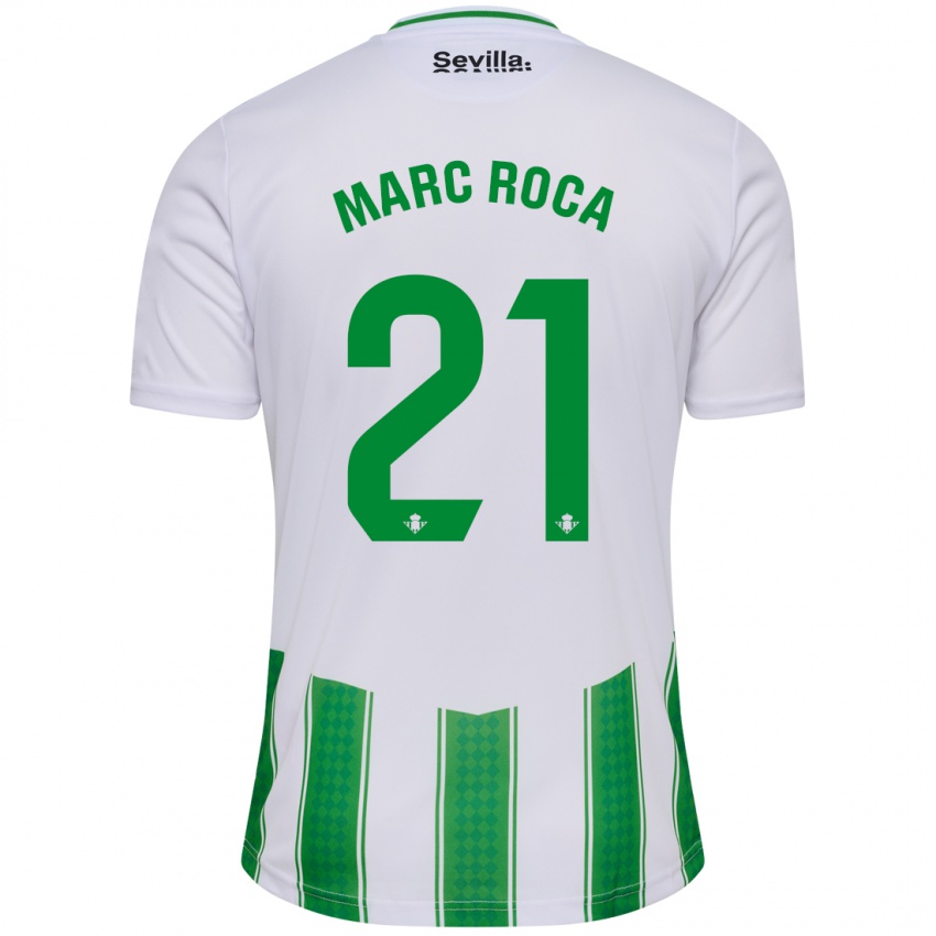 Herren Marc Roca #21 Weiß Heimtrikot Trikot 2023/24 T-Shirt Schweiz
