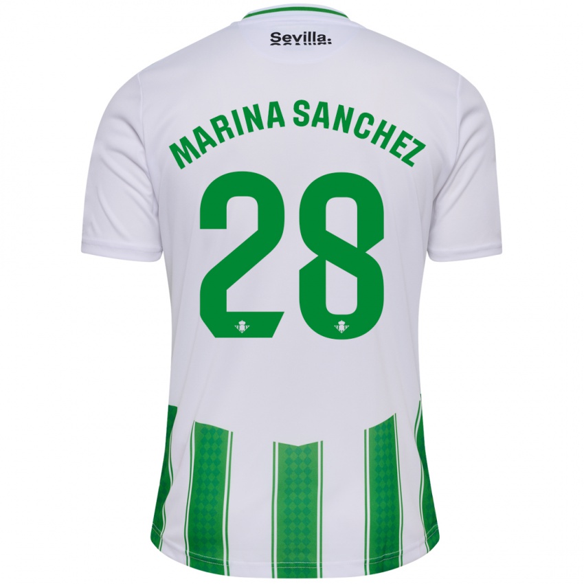 Herren Marina Sánchez #28 Weiß Heimtrikot Trikot 2023/24 T-Shirt Schweiz