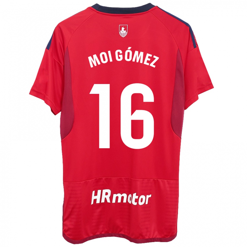 Herren Moi Gomez #16 Rot Heimtrikot Trikot 2023/24 T-Shirt Schweiz