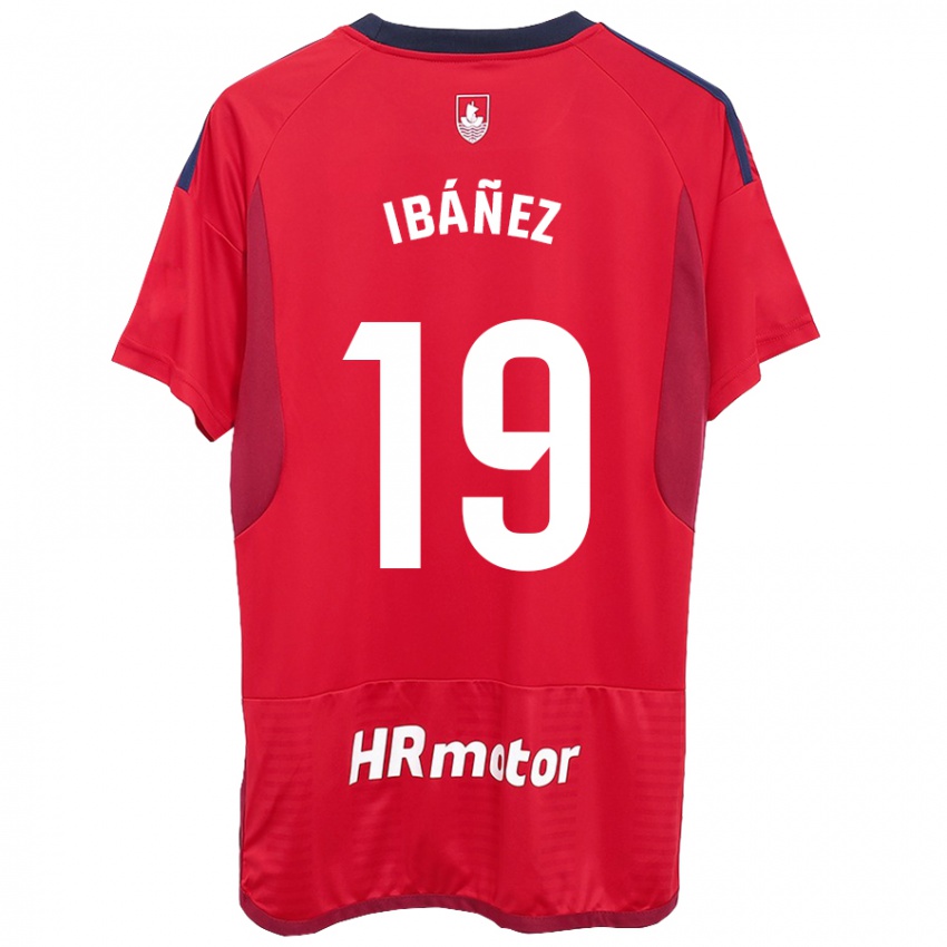 Herren Pablo Ibáñez #19 Rot Heimtrikot Trikot 2023/24 T-Shirt Schweiz