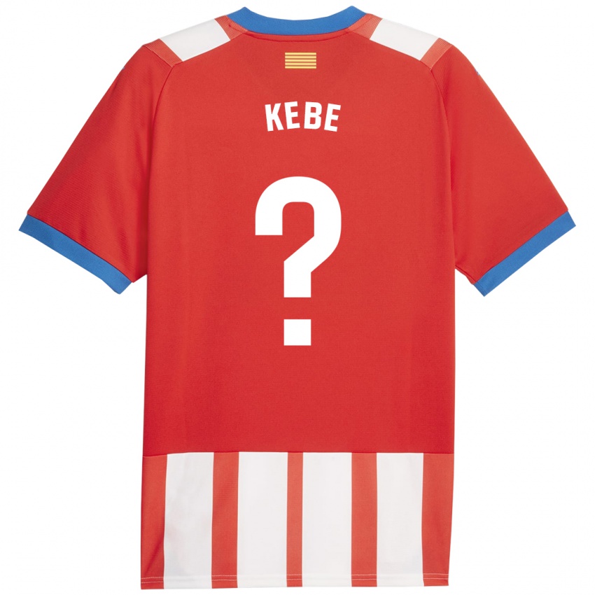 Herren Moussa Kébé #0 Rot-Weiss Heimtrikot Trikot 2023/24 T-Shirt Schweiz