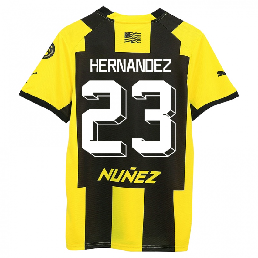 Herren Abel Hernandez #23 Gelb Schwarz Heimtrikot Trikot 2023/24 T-Shirt Schweiz
