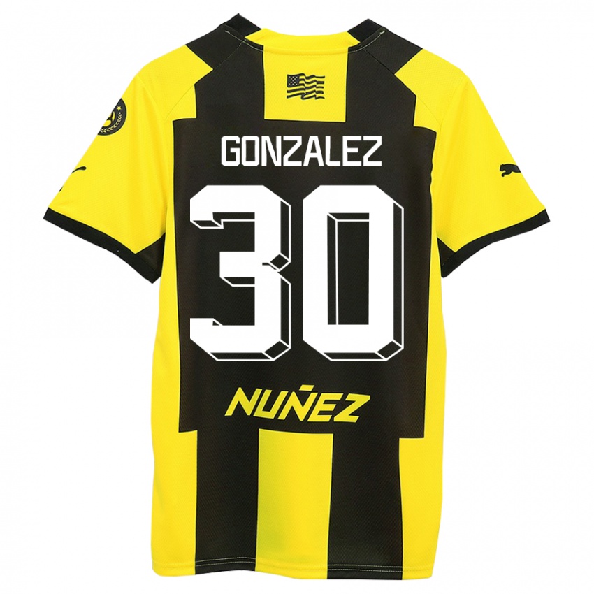 Herren Ángel González #30 Gelb Schwarz Heimtrikot Trikot 2023/24 T-Shirt Schweiz