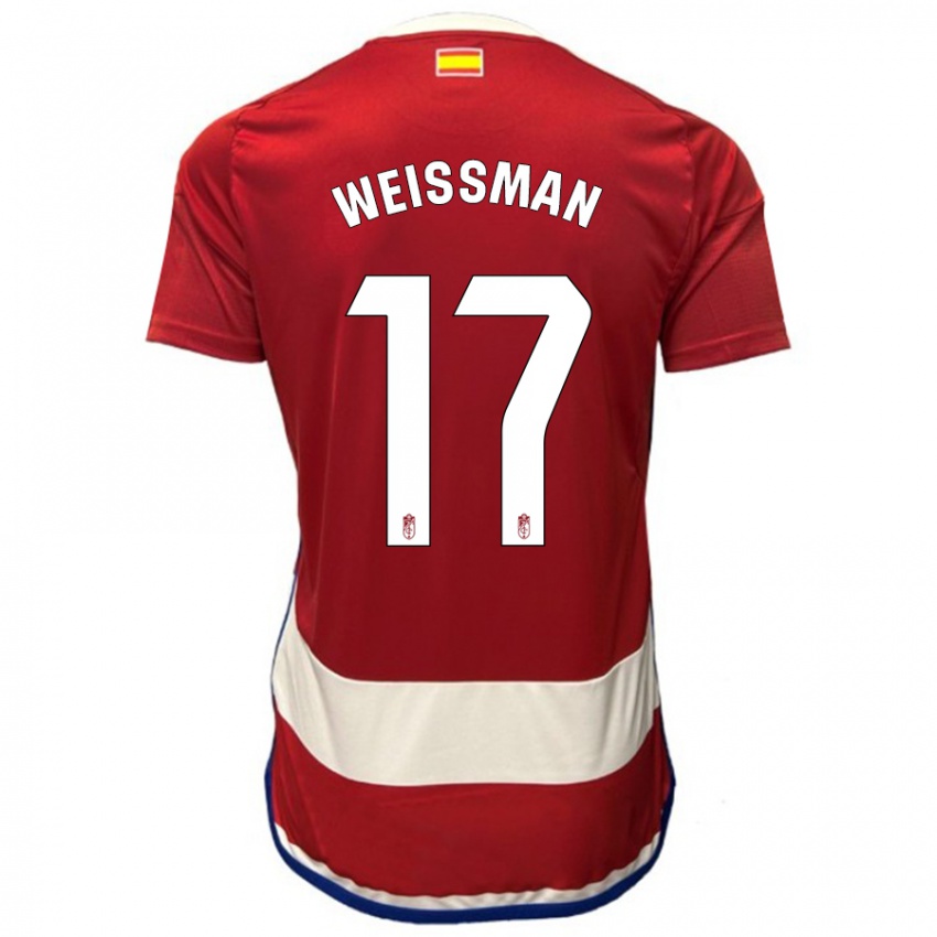 Herren Shon Weissman #17 Rot Heimtrikot Trikot 2023/24 T-Shirt Schweiz