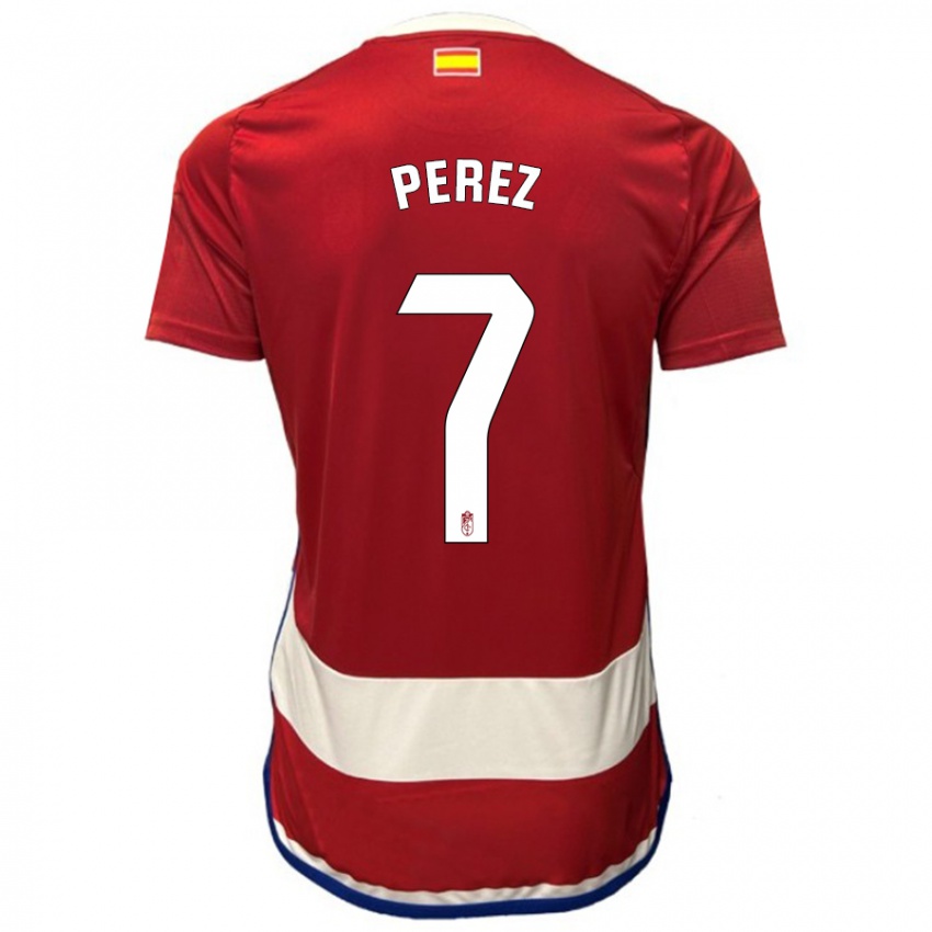 Herren Laura Pérez #7 Rot Heimtrikot Trikot 2023/24 T-Shirt Schweiz