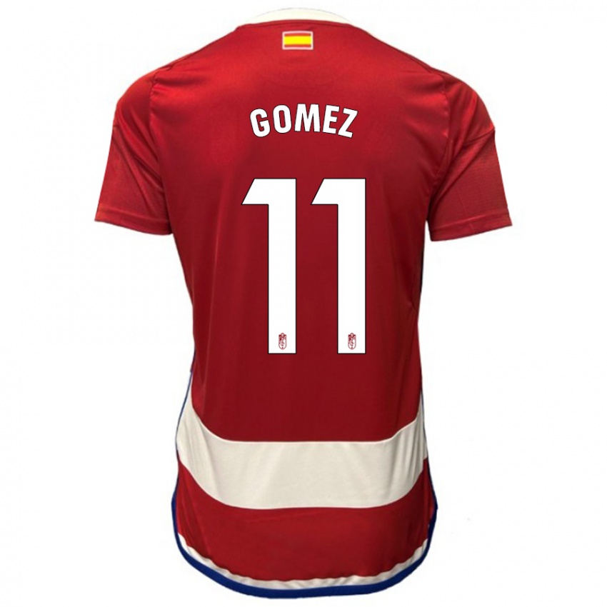 Herren Andrea Gómez #11 Rot Heimtrikot Trikot 2023/24 T-Shirt Schweiz