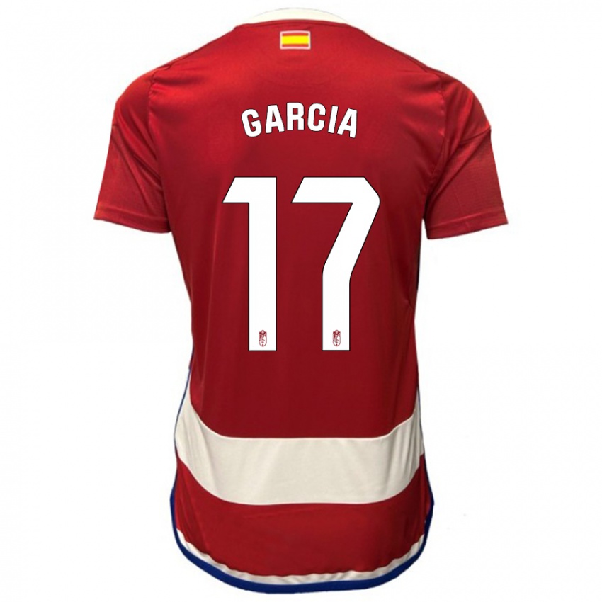 Herren Naima García #17 Rot Heimtrikot Trikot 2023/24 T-Shirt Schweiz