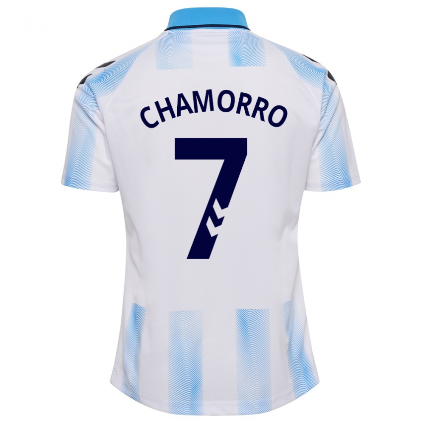 Herren Alexis Chamorro #7 Weiß Blau Heimtrikot Trikot 2023/24 T-Shirt Schweiz