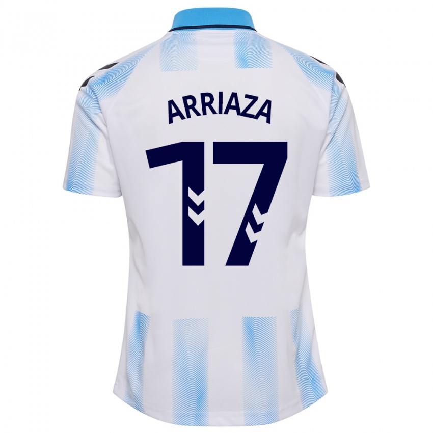 Herren Pablo Arriaza #17 Weiß Blau Heimtrikot Trikot 2023/24 T-Shirt Schweiz