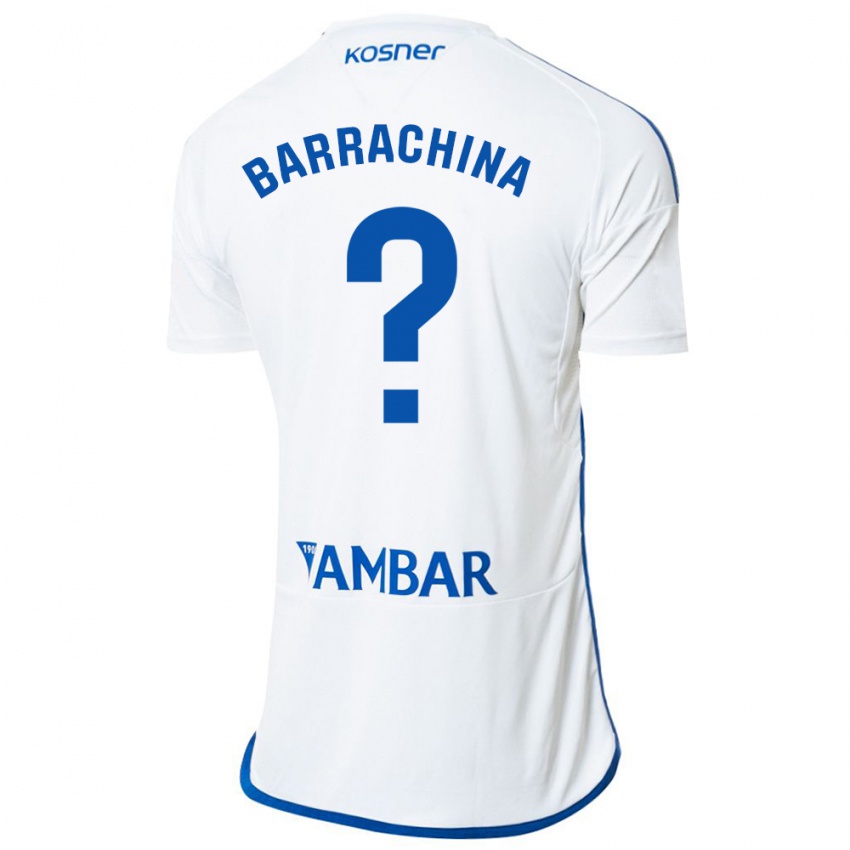Herren Hugo Barrachina #0 Weiß Heimtrikot Trikot 2023/24 T-Shirt Schweiz