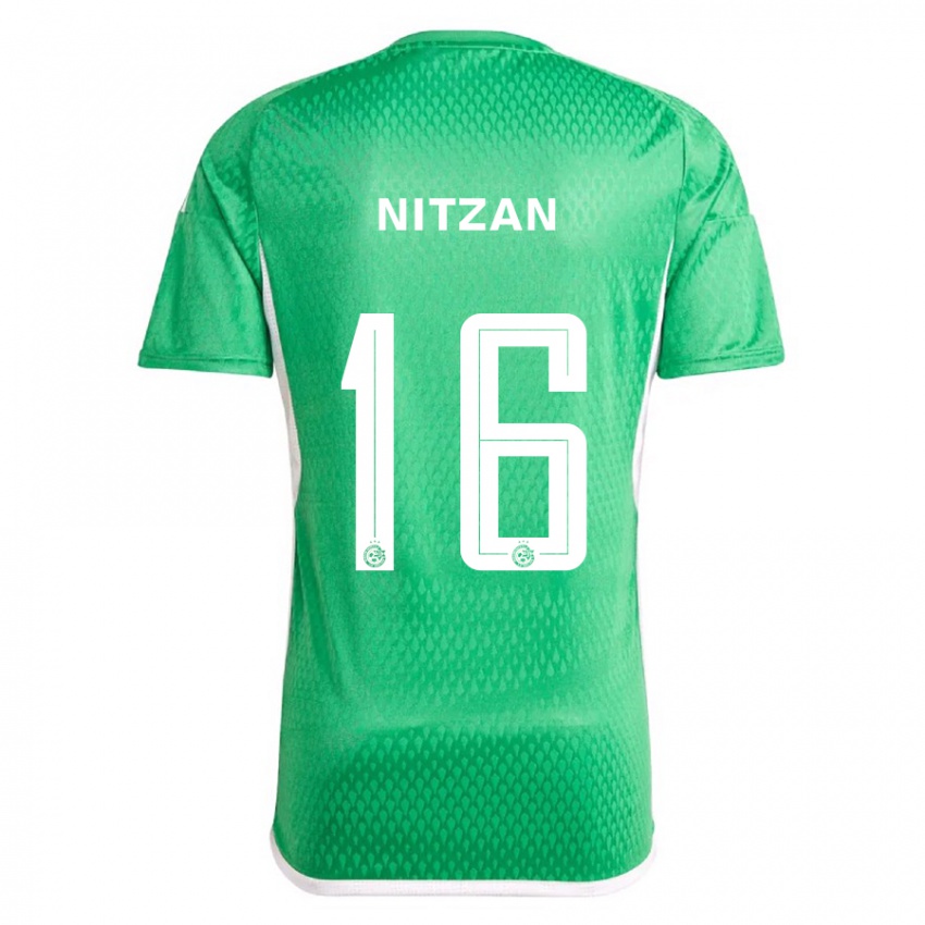 Herren Itamar Nitzan #16 Weiß Blau Heimtrikot Trikot 2023/24 T-Shirt Schweiz