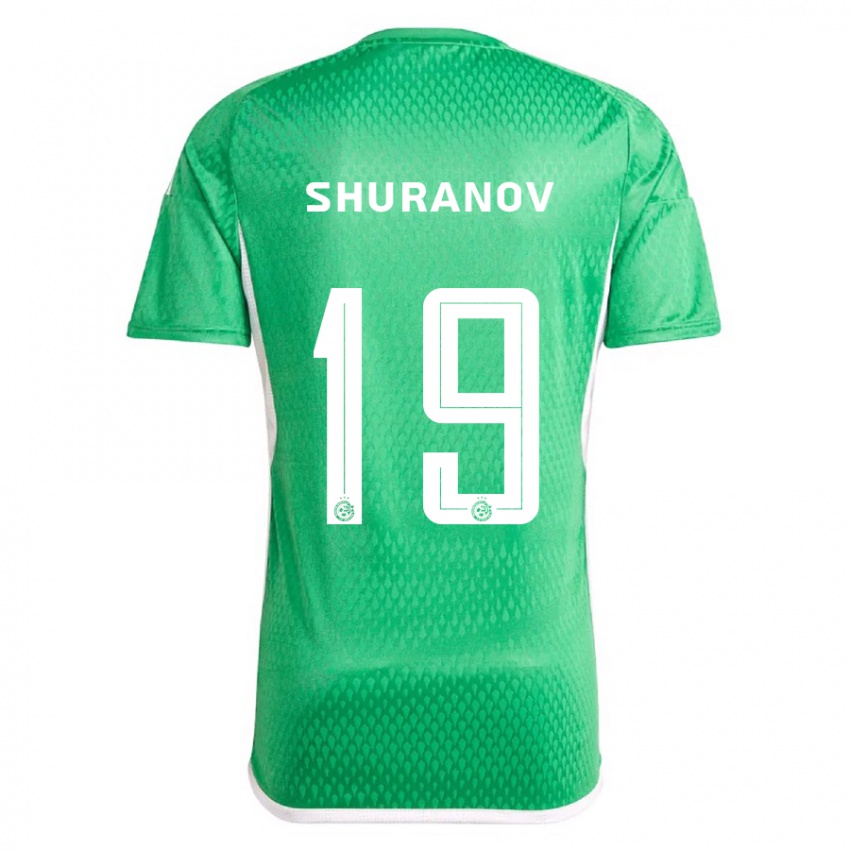 Herren Erik Shuranov #19 Weiß Blau Heimtrikot Trikot 2023/24 T-Shirt Schweiz