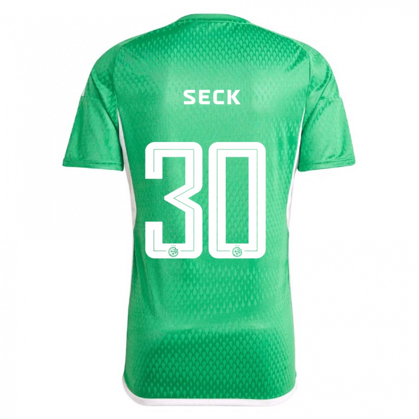 Herren Abdoulaye Seck #30 Weiß Blau Heimtrikot Trikot 2023/24 T-Shirt Schweiz