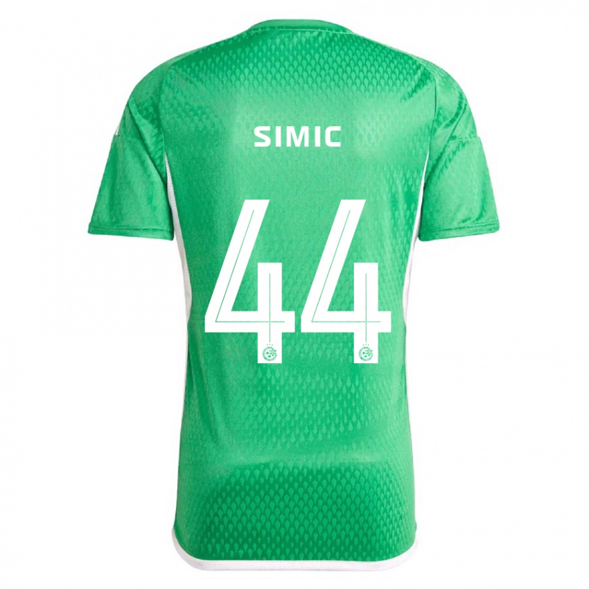 Herren Lorenco Simic #44 Weiß Blau Heimtrikot Trikot 2023/24 T-Shirt Schweiz