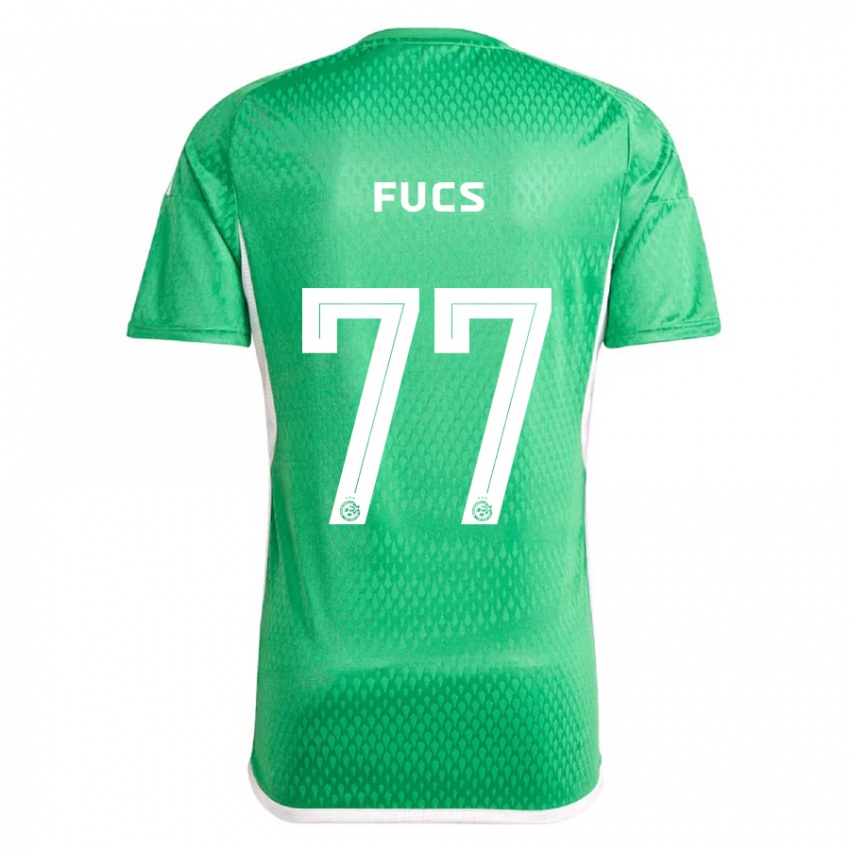 Herren Roee Fucs #77 Weiß Blau Heimtrikot Trikot 2023/24 T-Shirt Schweiz