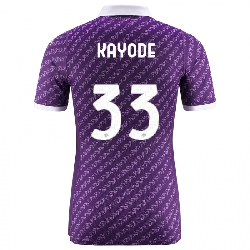 Herren Michael Kayode #33 Violett Heimtrikot Trikot 2023/24 T-Shirt Schweiz