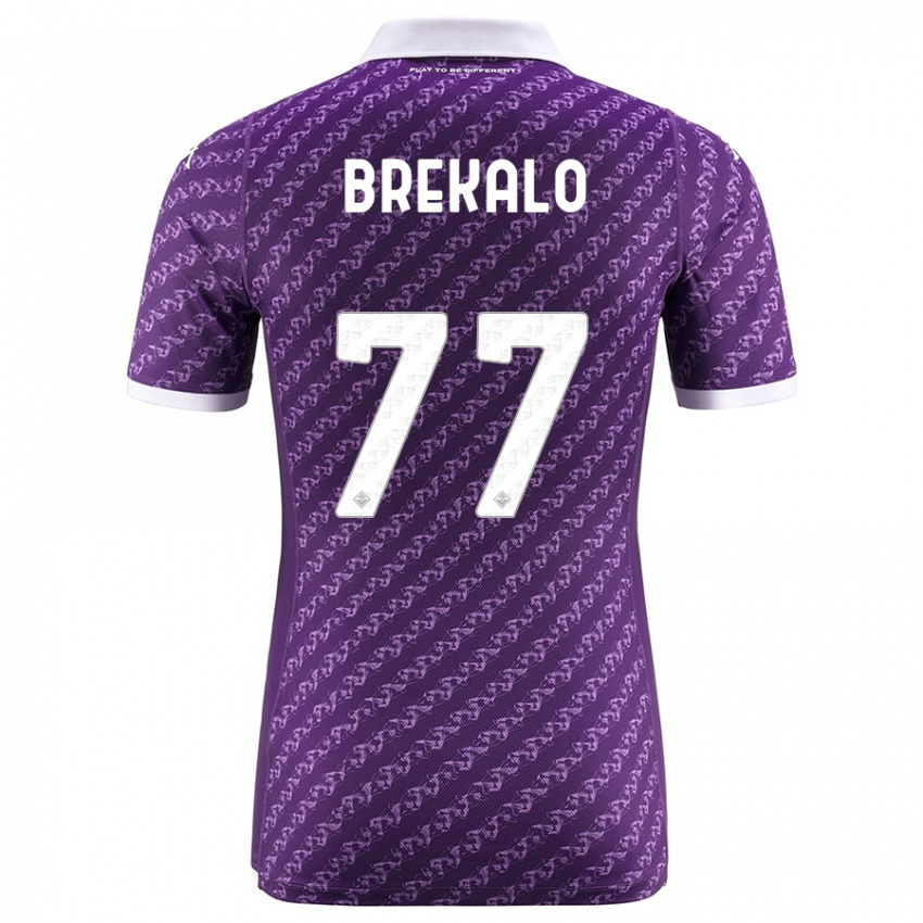 Herren Josip Brekalo #77 Violett Heimtrikot Trikot 2023/24 T-Shirt Schweiz
