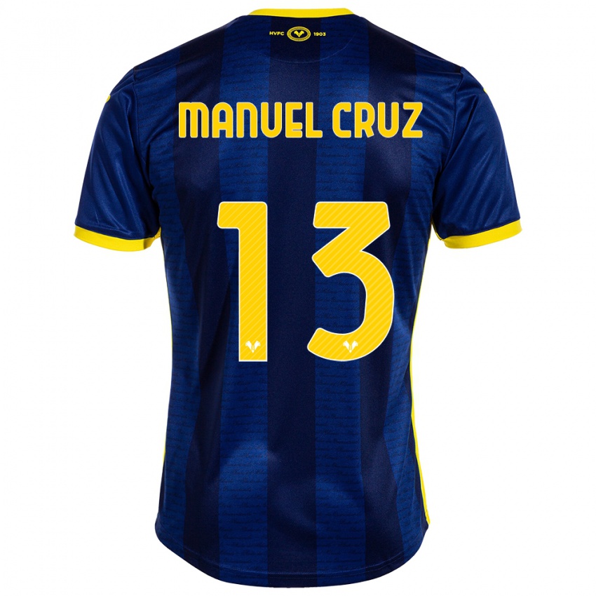 Herren Juan Manuel Cruz #13 Marine Heimtrikot Trikot 2023/24 T-Shirt Schweiz