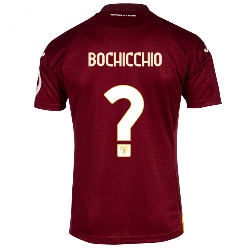 Herren Francesco Bochicchio #0 Dunkelrot Heimtrikot Trikot 2023/24 T-Shirt Schweiz