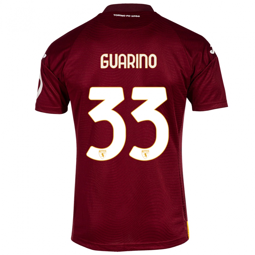 Herren Rita Guarino #33 Dunkelrot Heimtrikot Trikot 2023/24 T-Shirt Schweiz