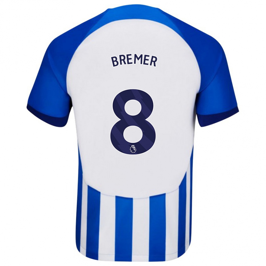Herren Pauline Bremer #8 Blau Heimtrikot Trikot 2023/24 T-Shirt Schweiz