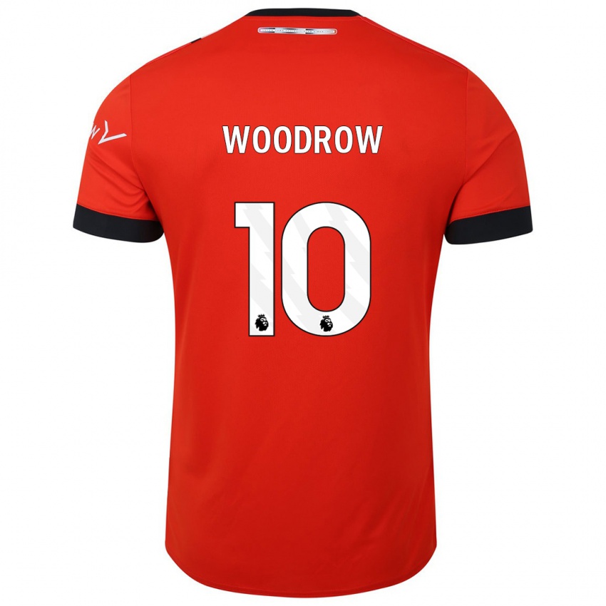 Herren Cauley Woodrow #10 Rot Heimtrikot Trikot 2023/24 T-Shirt Schweiz